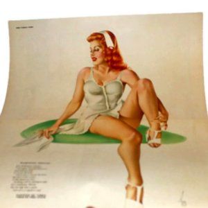 Fabulous June 1945 Esquire Magazine with Varga Girl Centerfold